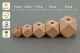10 Hexagon Perlen Holzperlen Sechskant Polygon geometrische Perlen Bastelperlen Schnullerketten Beißringe Greiflinge Babyketten