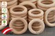 Holzring 36 mm Beißring Naturholzring Gebissring Greifring Buchenholzring Zahnring Makramee-Ring Zahnungshilfe Greiflinge