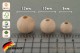 10 Holzperlen 8 mm Holzkugeln Bastelperlen Makramee-Perlen Babyperlen Rundperlen Fädelperlen Naturperlen aus Holz
