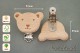 Holzclip mit Gravur Babyclip Lasergravur Schnullerclip Schnullerkettenclip Anhängerclip für Babykette Wagenkette Babyspielzeug