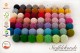 Häkelperlen 22 mm Häkelkugeln Holzperlen Fädelperlen Babyperlen Bastelperlen für Babyketten Schnullerketten Beißketten