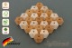 Hexagon Perle 16 mm Sechskant Holzperlen Polygon geometrische Perlen Fädelperlen Bastelperlen Babyperlen Babyketten