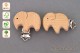 Holzclip Vogel Schnullerclip Schnullerkettenclip Anhängerclip Babyclip für Wagenkette Buggy Maxi-Cosi Kinderwagenanhänger