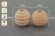 10 Rillenperlen 19 mm Bienenstock-Perlen Holzperlen Fädelperlen Bastelperlen Babyperlen für Greiflinge Babyketten Beißketten
